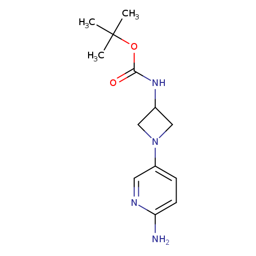 tert-butyl N-[1-(6-aminopyridin-3-yl)azetidin-3-yl]carbamate