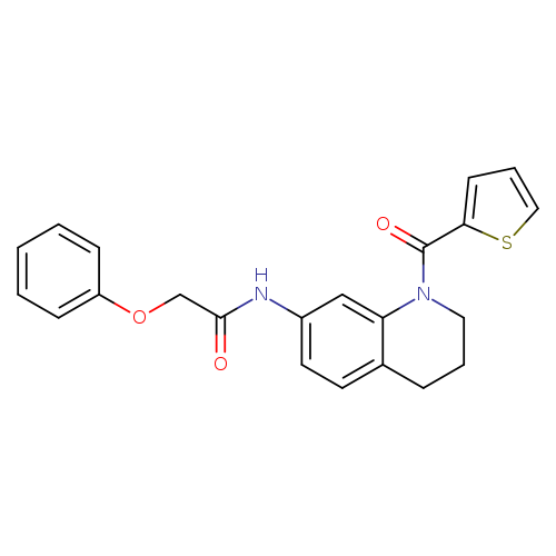 2-phenoxy-N-[1-(thiophene-2-carbonyl)-1,2,3,4-tetrahydroquinolin-7-yl]acetamide