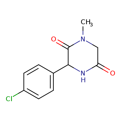 3-(4-Chlorophenyl)-1-methylpiperazine-2,5-dione
