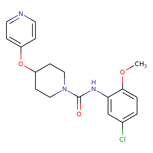N-(5-chloro-2-methoxyphenyl)-4-(pyridin-4-yloxy)piperidine-1-carboxamide