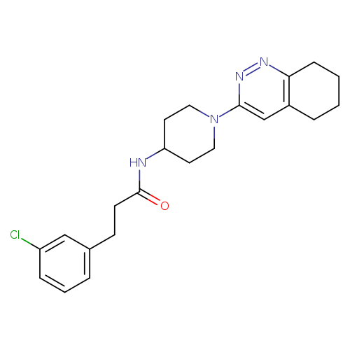 3-(3-chlorophenyl)-N-[1-(5,6,7,8-tetrahydrocinnolin-3-yl)piperidin-4-yl]propanamide