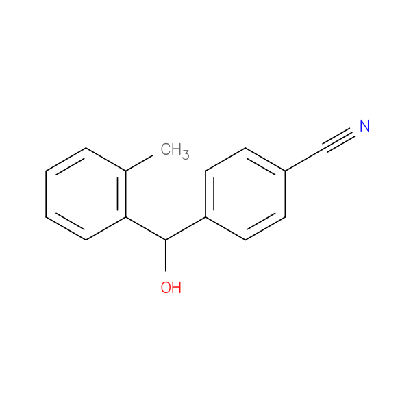 4-[Hydroxy(2-methylphenyl)methyl]benzonitrile