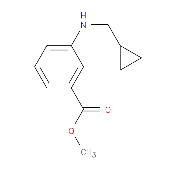methyl 3-[(cyclopropylmethyl)amino]benzoate