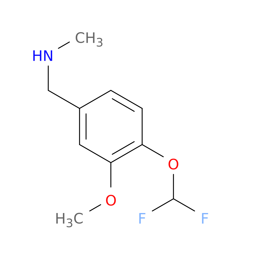 ([4-(Difluoromethoxy)-3-methoxyphenyl]methyl)(methyl)amine