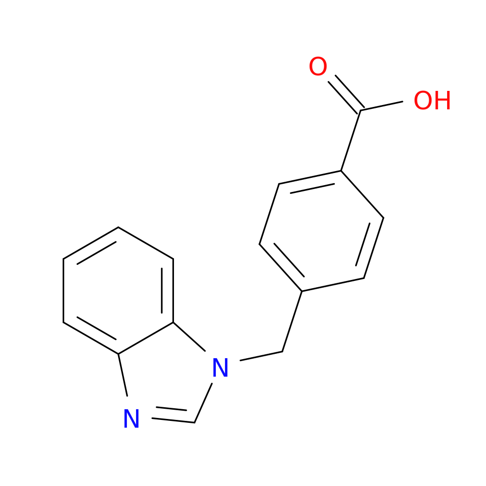 4-(1H-Benzimidazol-1-ylmethyl)benzoic acid