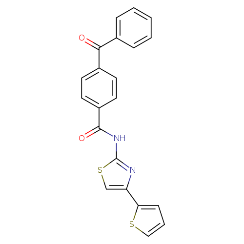 4-benzoyl-N-[4-(thiophen-2-yl)-1,3-thiazol-2-yl]benzamide