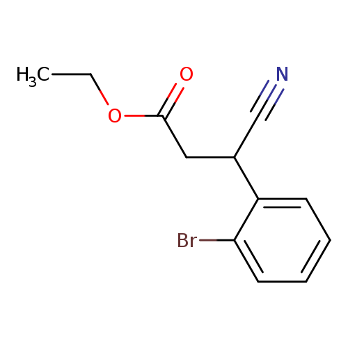 Ethyl 3-(2-bromophenyl)-3-cyanopropanoate