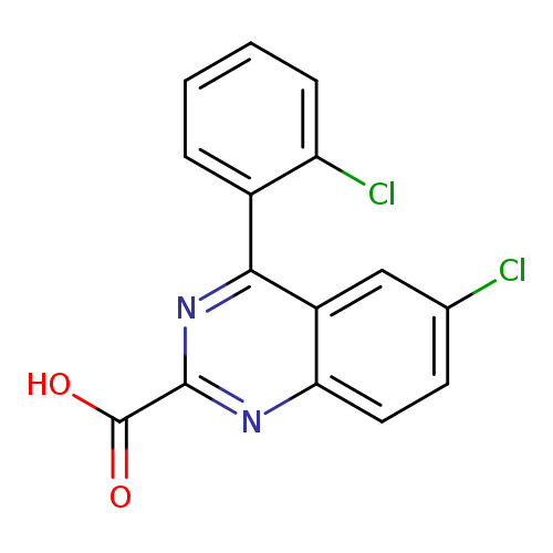 6-Chloro-4-(2-chlorophenyl)quinazoline-2-carboxylic acid