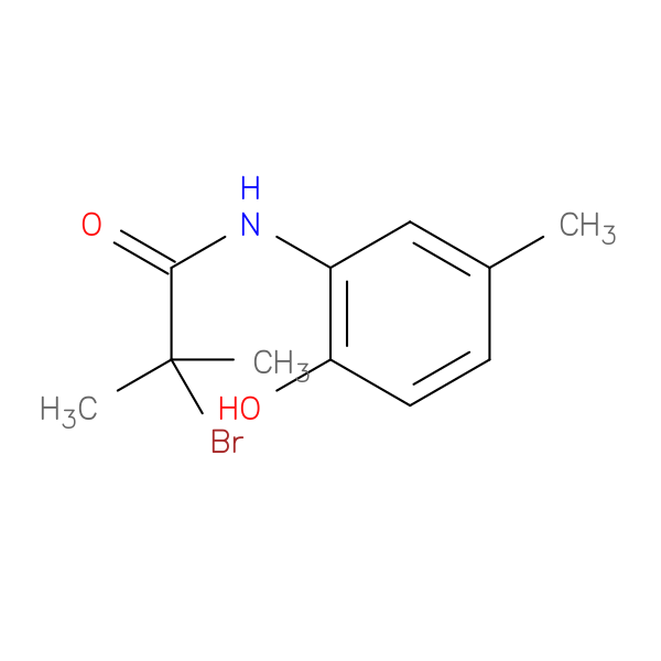 2-bromo-N-(2-hydroxy-5-methylphenyl)-2-methylpropanamide