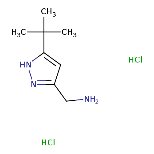 [(5-tert-Butyl-1h-pyrazol-3-yl)methyl]amine dihydrochloride