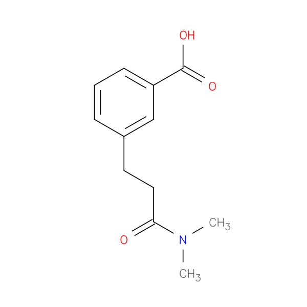 3-(3-(Dimethylamino)-3-oxopropyl)benzoic acid