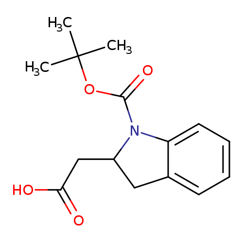 2-{1-[(tert-butoxy)carbonyl]-2,3-dihydro-1H-indol-2-yl}aceticacid