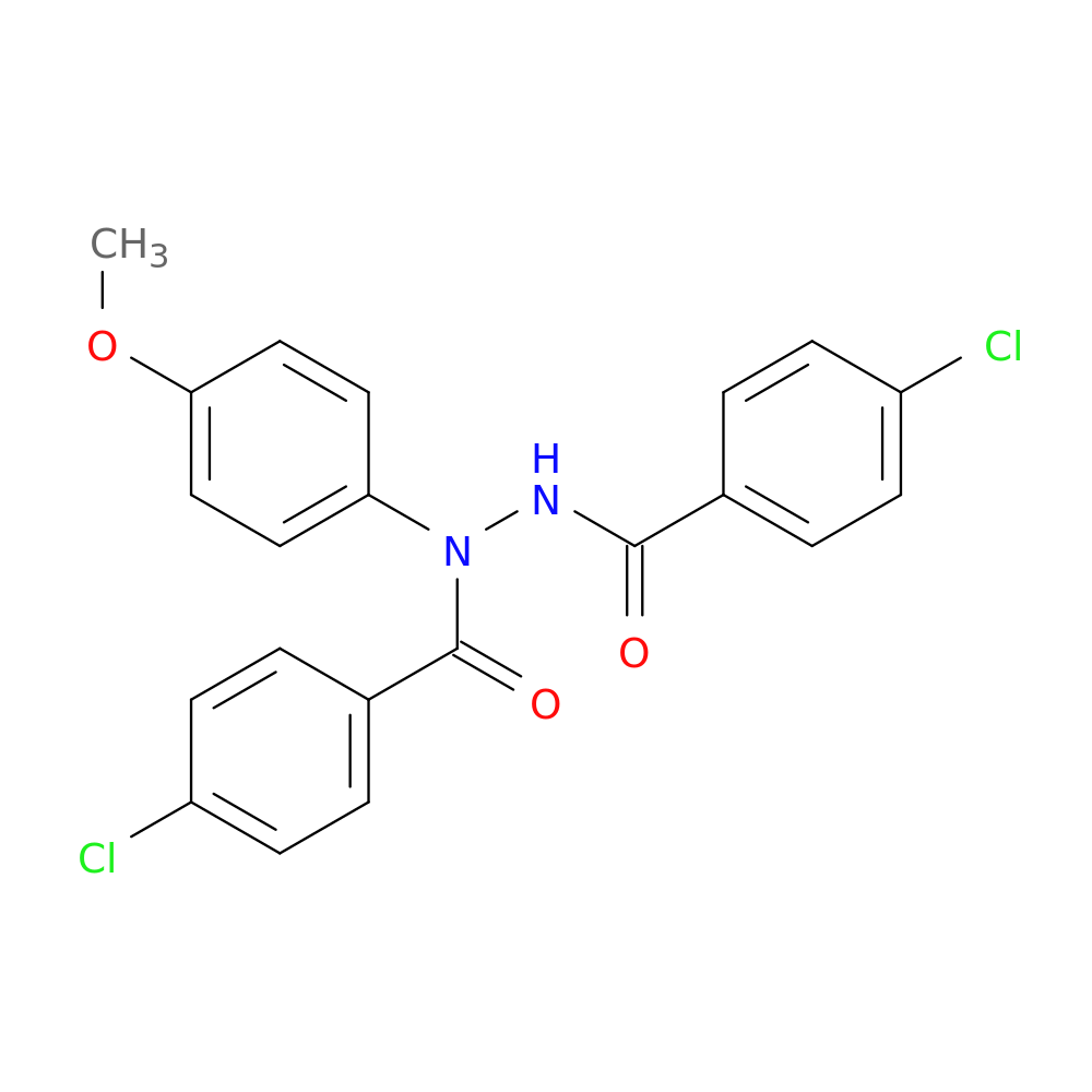 4-Chlorobenzoic acid 2-(4-chlorobenzoyl)-1-(4-methoxyphenyl)hydrazide