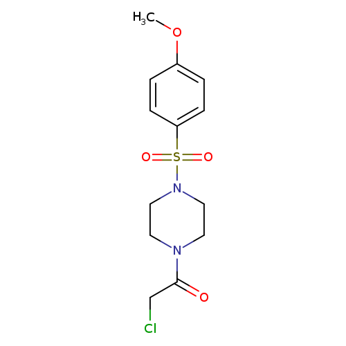 2-chloro-1-[4-(4-methoxybenzenesulfonyl)piperazin-1-yl]ethan-1-one