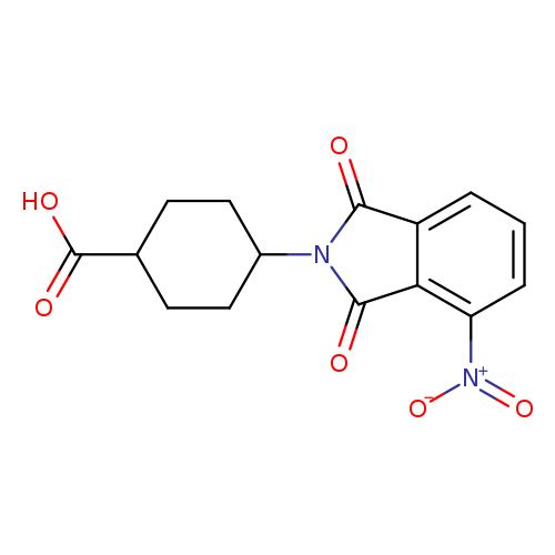 4-(4-Nitro-1,3-dioxo-1,3-dihydro-2h-isoindol-2-yl)cyclohexanecarboxylic acid