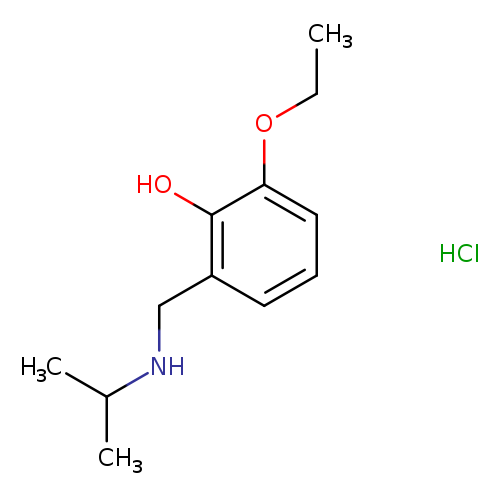 2-ethoxy-6-{[(propan-2-yl)amino]methyl}phenol hydrochloride