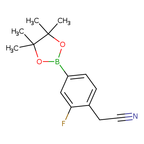 2-(2-Fluoro-4-(4,4,5,5-tetramethyl-1,3,2-dioxaborolan-2-yl)phenyl)acetonitrile