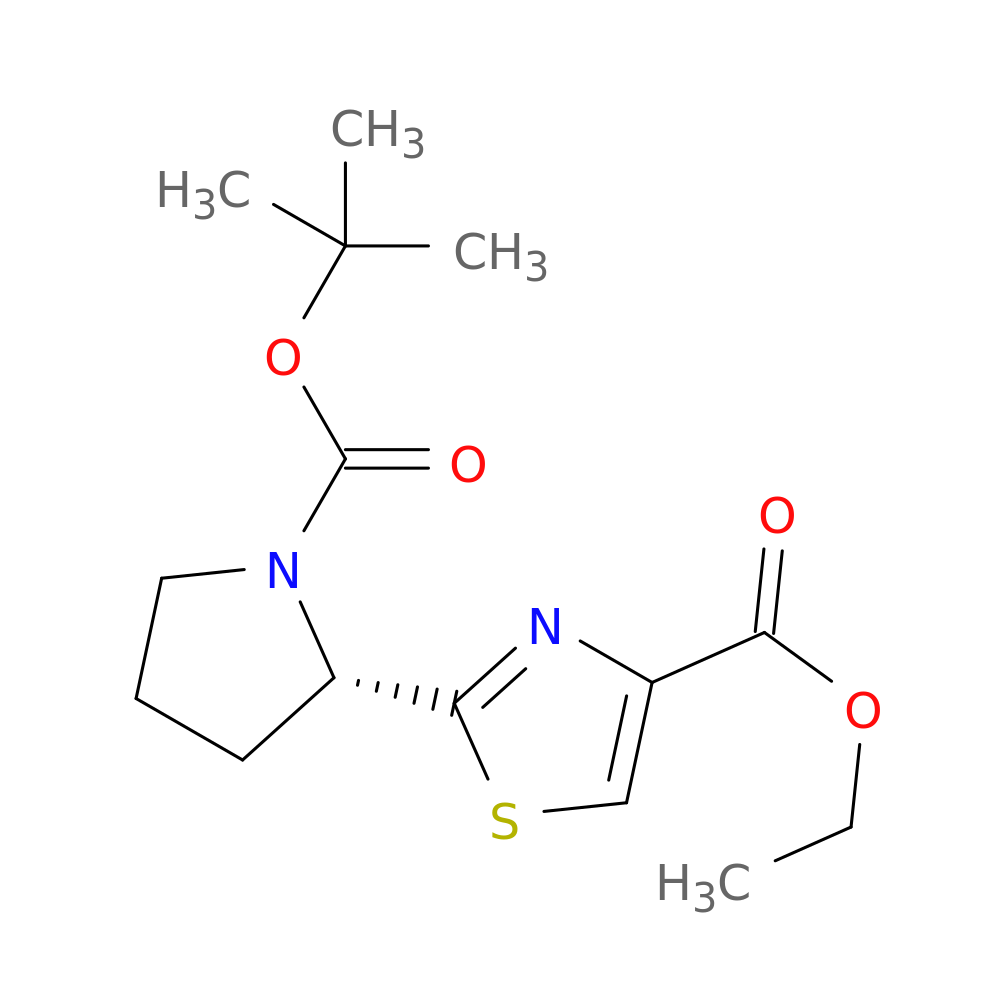 (S)-ETHYL2-(1-(TERT-BUTOXYCARBONYL)PYRROLIDIN-2-YL)THIAZOLE-4-CARBOXYLATE