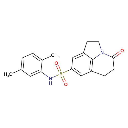 N-(2,5-dimethylphenyl)-11-oxo-1-azatricyclo[6.3.1.0^{4,12}]dodeca-4(12),5,7-triene-6-sulfonamide