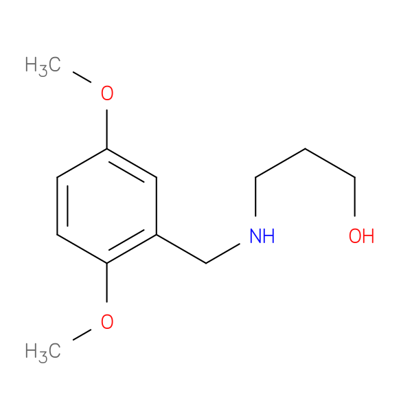 3-((2,5-Dimethoxybenzyl)amino)propan-1-ol