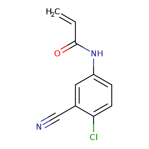 N-(4-chloro-3-cyanophenyl)prop-2-enamide