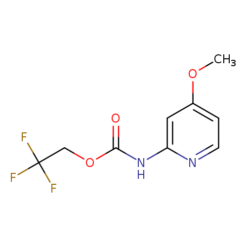 2,2,2-trifluoroethyl N-(4-methoxypyridin-2-yl)carbamate