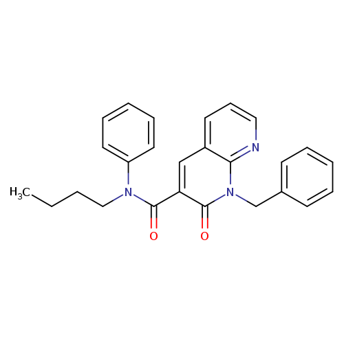 1-benzyl-N-butyl-2-oxo-N-phenyl-1,2-dihydro-1,8-naphthyridine-3-carboxamide