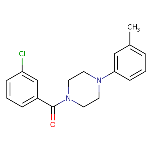 1-(3-chlorobenzoyl)-4-(3-methylphenyl)piperazine