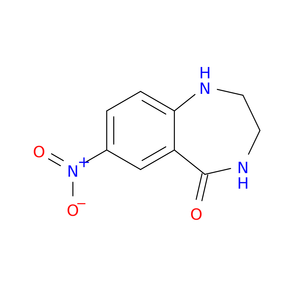 7-Nitro-1,2,3,4-tetrahydro-1,4-benzodiazepin-5-one