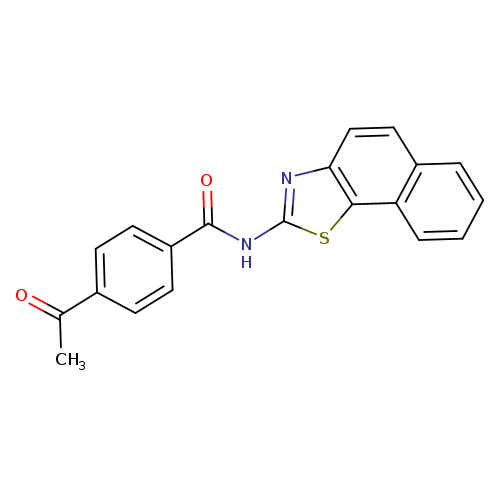 4-acetyl-N-{naphtho[2,1-d][1,3]thiazol-2-yl}benzamide