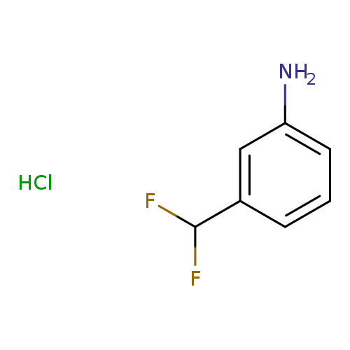 Benzenamine, 3-​(difluoromethyl)​-​, hydrochloride (1:1)