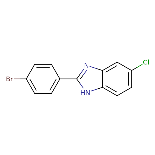 2-(4-bromophenyl)-5-chloro-1H-1,3-benzodiazole