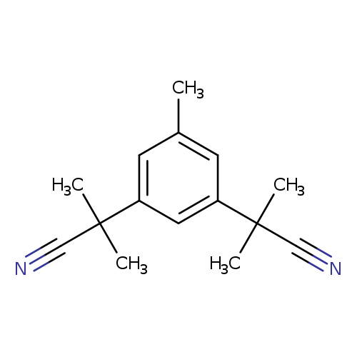 2-[3-(2-cyanopropan-2-yl)-5-methylphenyl]-2-methylpropanenitrile