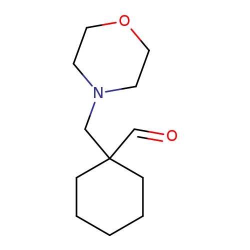 1-(morpholin-4-ylmethyl)cyclohexane-1-carbaldehyde