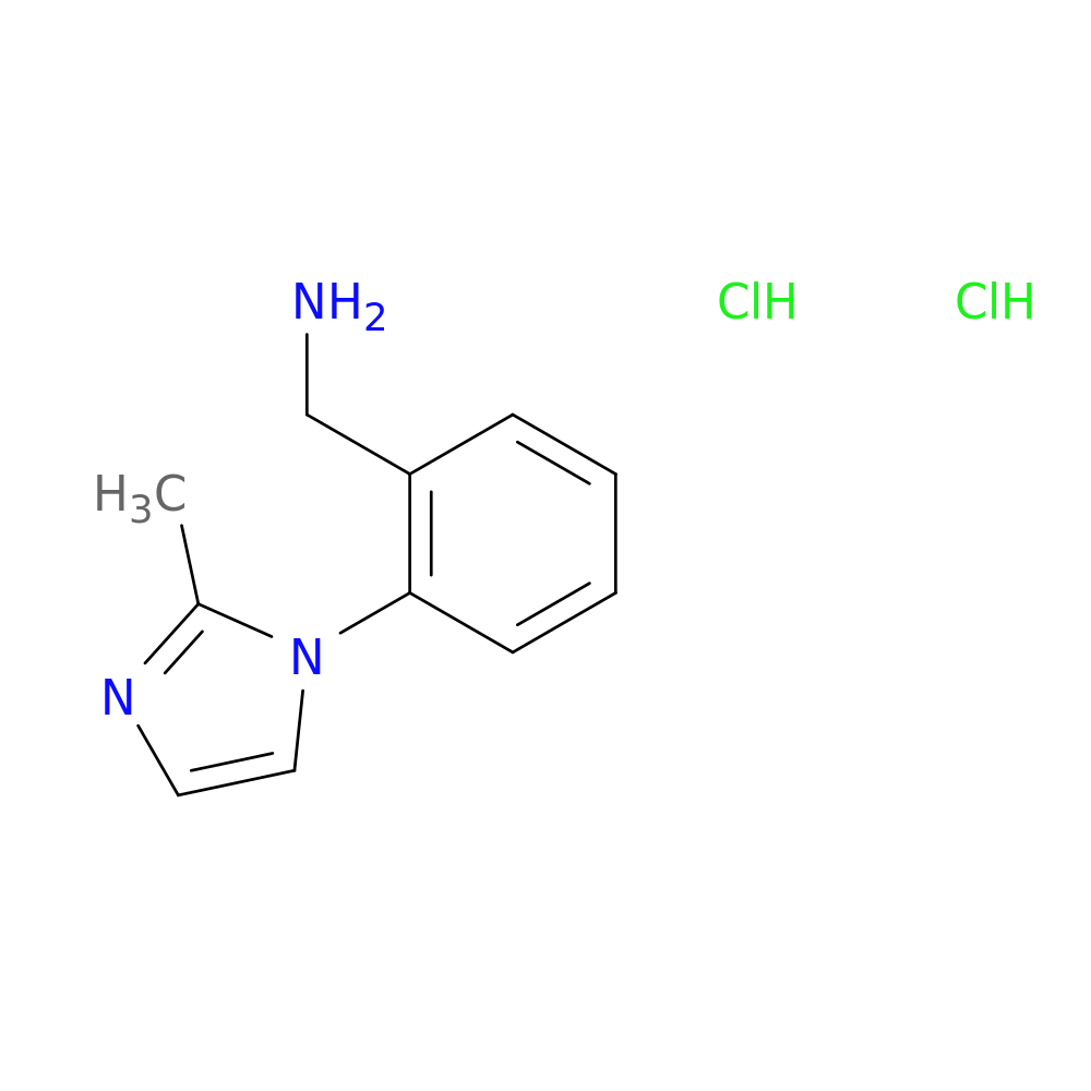 [2-(2-methyl-1H-imidazol-1-yl)phenyl]methanamine dihydrochloride