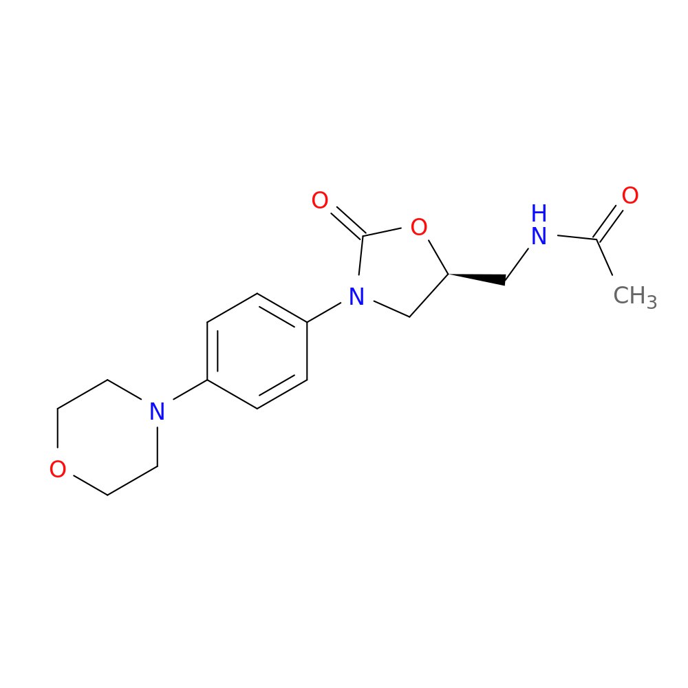 (S)-N-((3-(4-Morpholinophenyl)-2-oxooxazolidin-5-yl)methyl)acetamide
