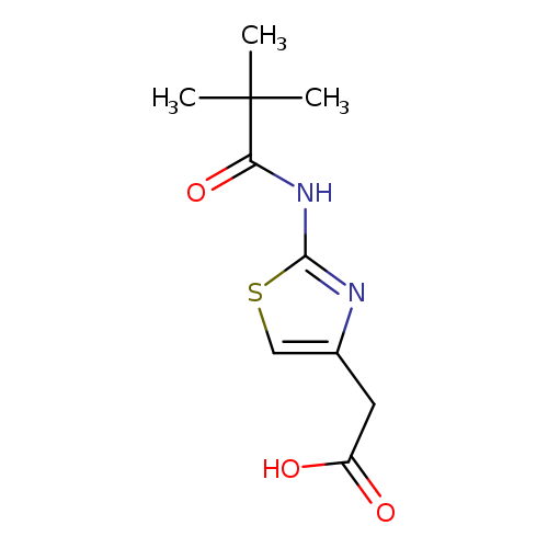 2-[2-(2,2-Dimethylpropanamido)-1,3-thiazol-4-yl]acetic acid