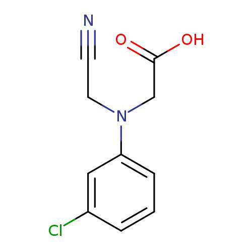 2-[(3-chlorophenyl)(cyanomethyl)amino]acetic acid