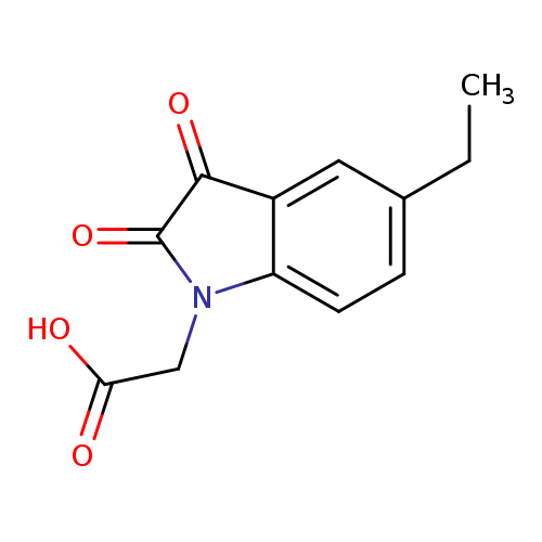 2-(5-ethyl-2,3-dioxo-2,3-dihydro-1H-indol-1-yl)acetic acid