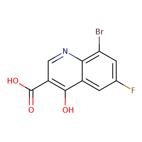 8-Bromo-6-fluoro-4-hydroxyquinoline-3-carboxylic acid