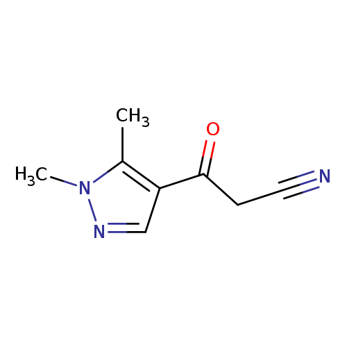 3-(1,5-Dimethyl-1H-pyrazol-4-yl)-3-oxopropanenitrile