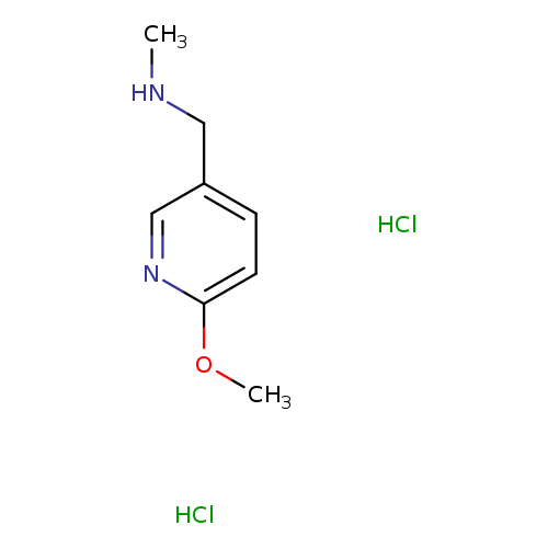 1-(6-methoxypyridin-3-yl)-N-methylmethanamine dihydrochloride