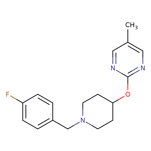 2-({1-[(4-fluorophenyl)methyl]piperidin-4-yl}oxy)-5-methylpyrimidine