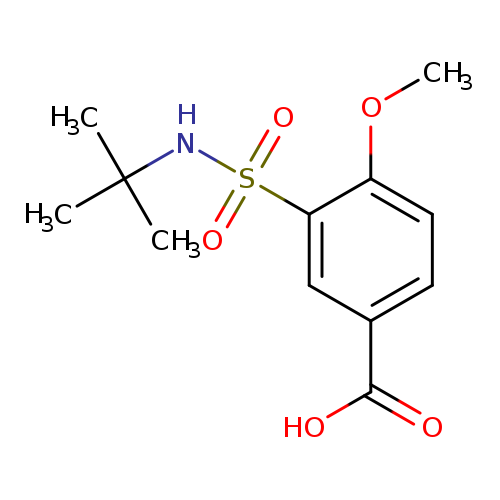 3-(tert-butylsulfamoyl)-4-methoxybenzoic acid