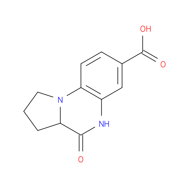4-oxo-1,2,3,3a,4,5-hexahydropyrrolo[1,2-a]quinoxaline-7-carboxylic acid
