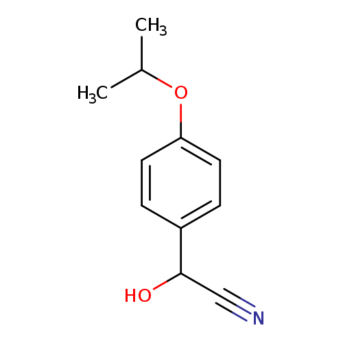 2-hydroxy-2-[4-(propan-2-yloxy)phenyl]acetonitrile