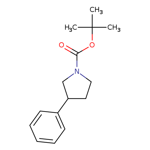 1-Pyrrolidinecarboxylic acid, 3-phenyl-, 1,1-dimethylethyl ester