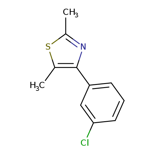 4-(3-Chlorophenyl)-2,5-dimethylthiazole