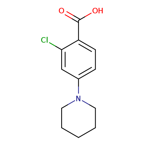 2-Chloro-4-(piperidin-1-yl)benzoic acid