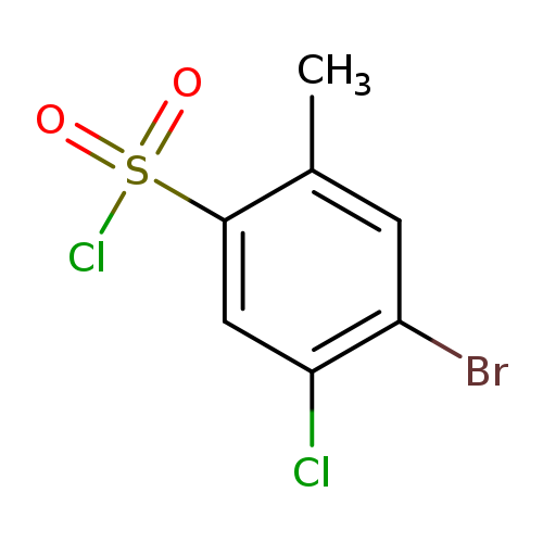 4-bromo-5-chloro-2-methylbenzene-1-sulfonyl chloride